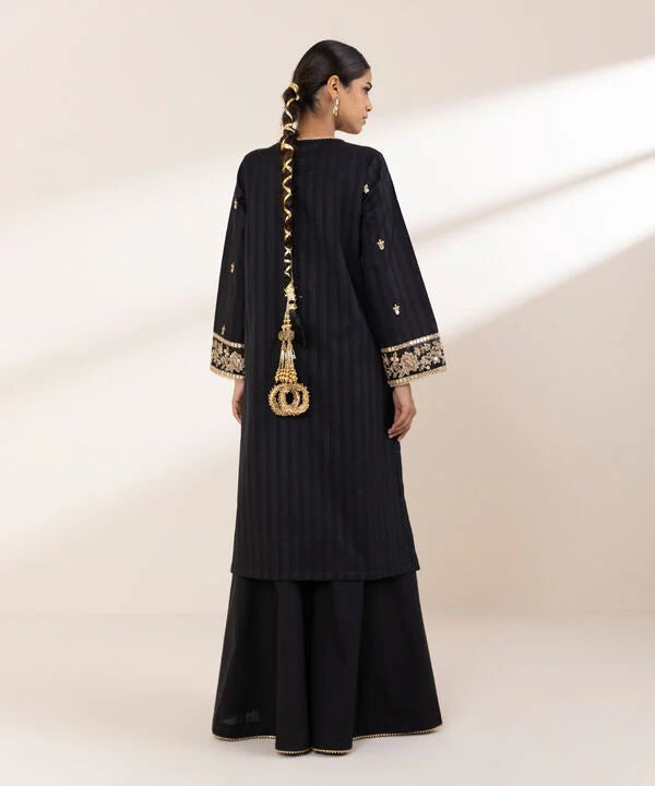 Embroidered Dobby Shirt