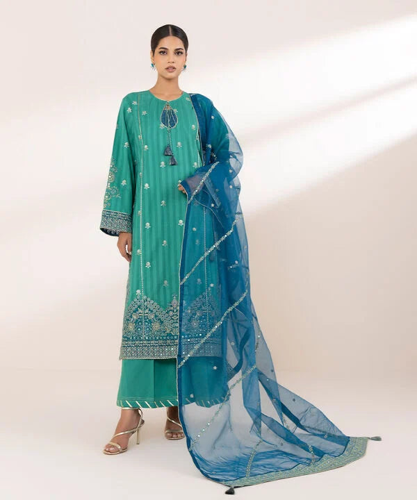 Embroidered Dobby Shirt