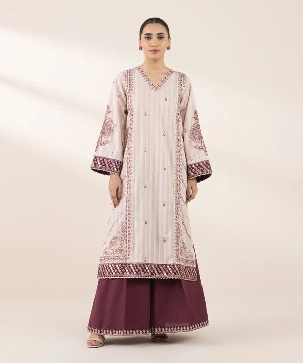 Embroidered Dobby Shirt