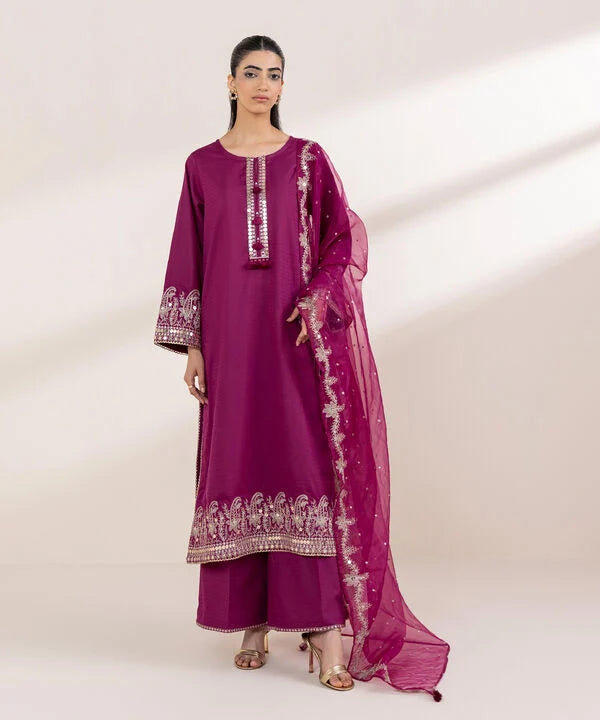 Embroidered Dobby Shirt