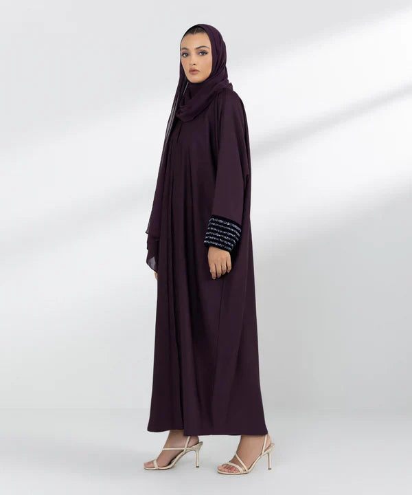 Hand Embellished Abaya Set