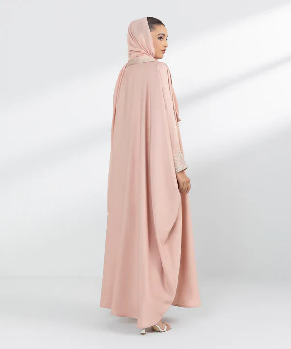 Embroidered Kaftan Abaya Set