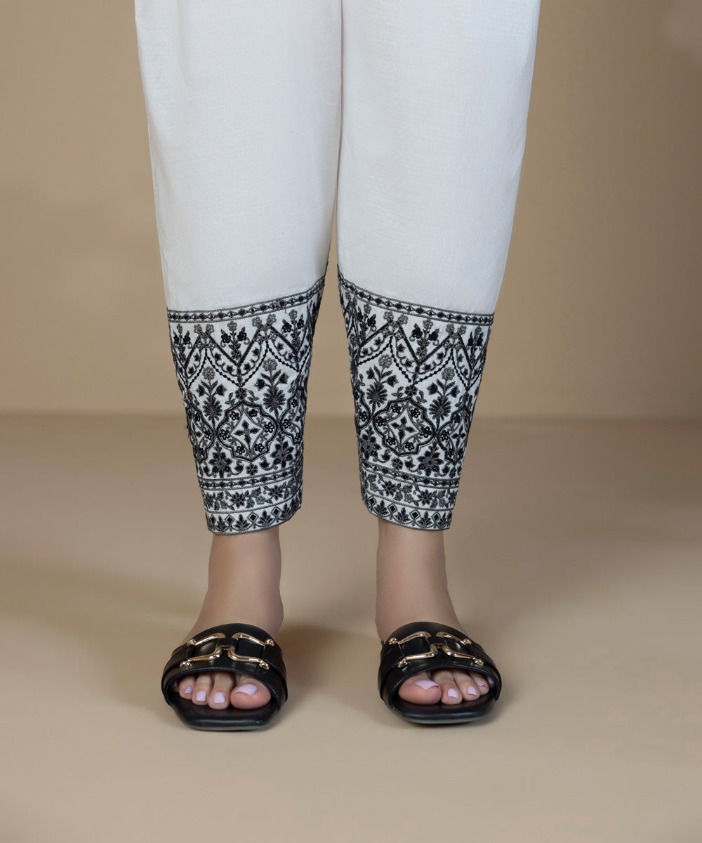 Embroidered Cotton Shalwar