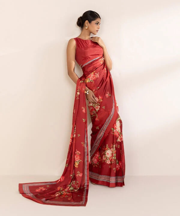 Printed Silk Saree