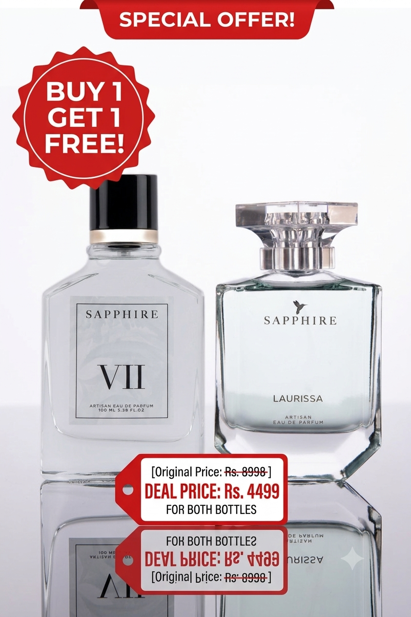 Buy 1 get 1 free ( VII + laurissa) Rs.4499/-
