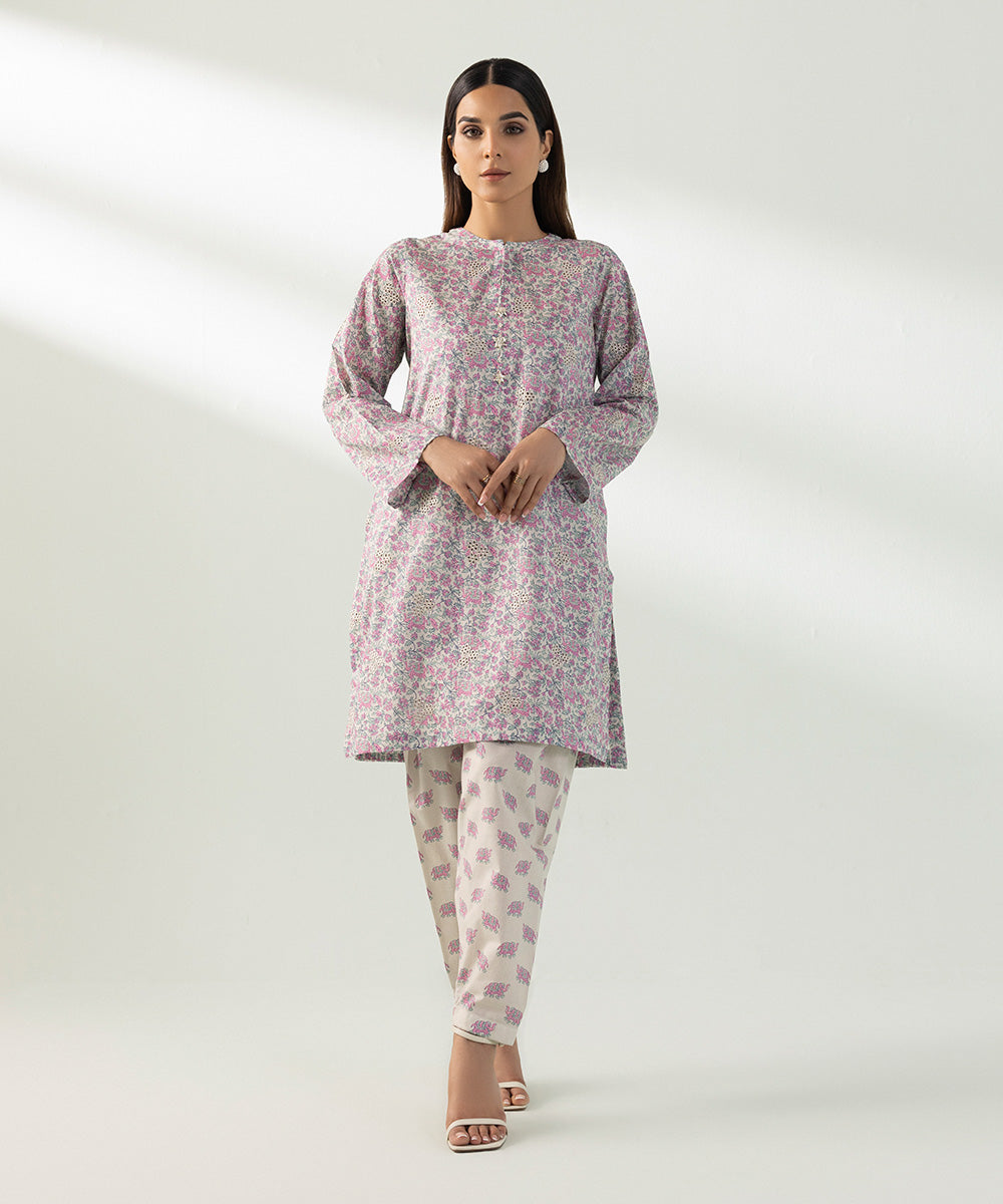 2 Piece - Embroidered Lawn Suit