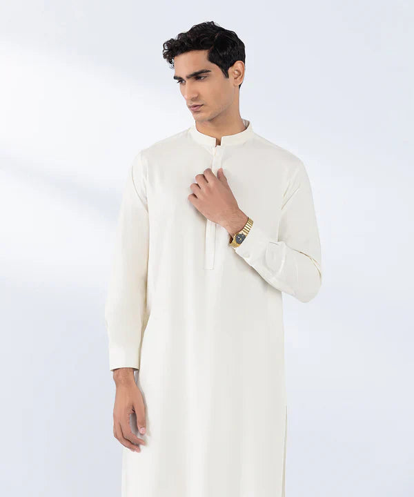 Embroidered Wash & Wear Suit