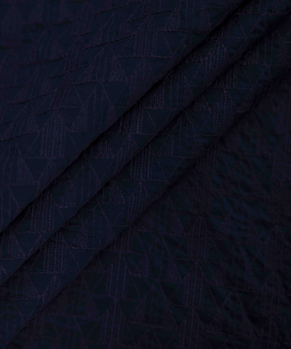 Cotton Schiffli Embroidered Kurta