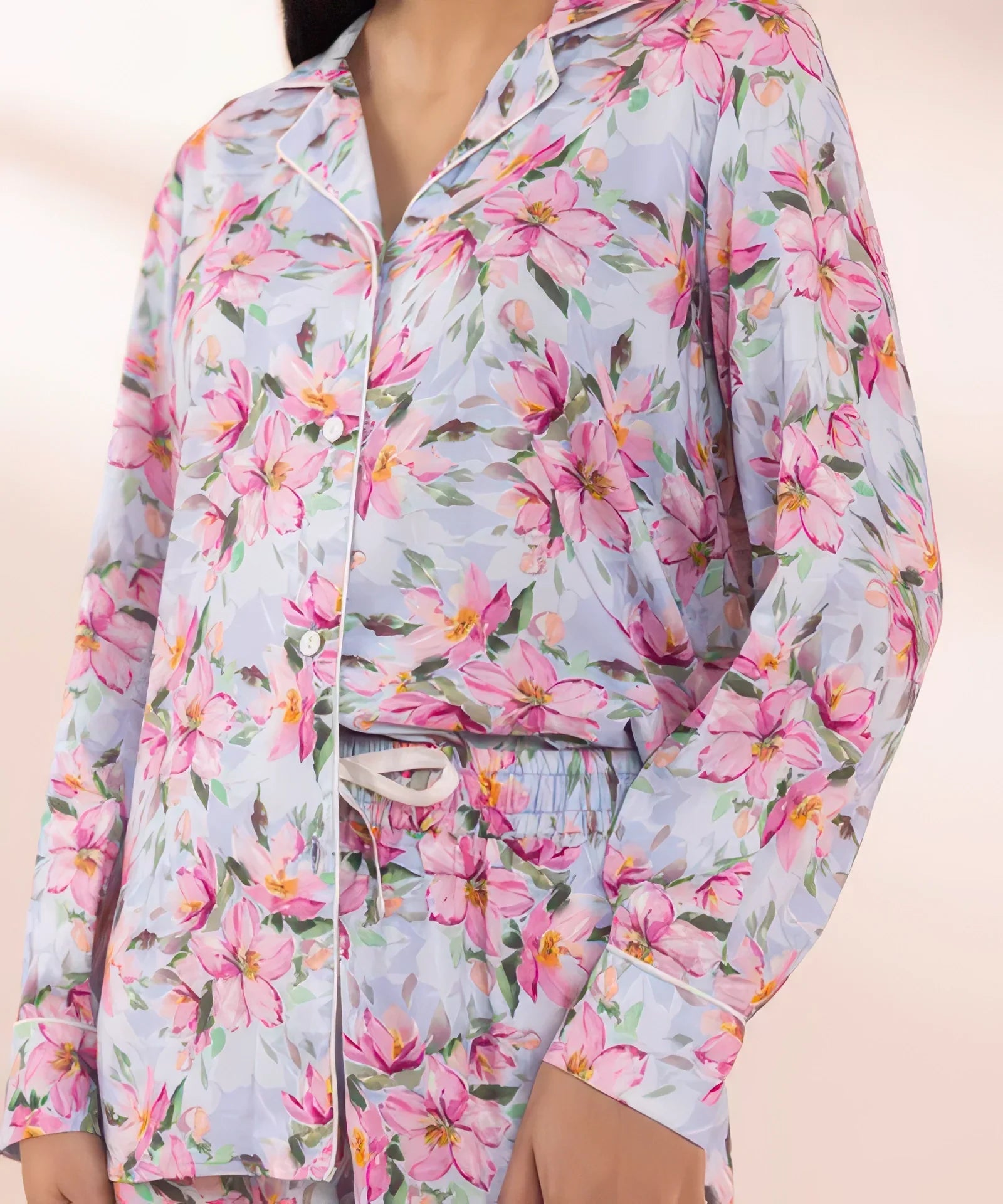 Printed Viscose PJ Set