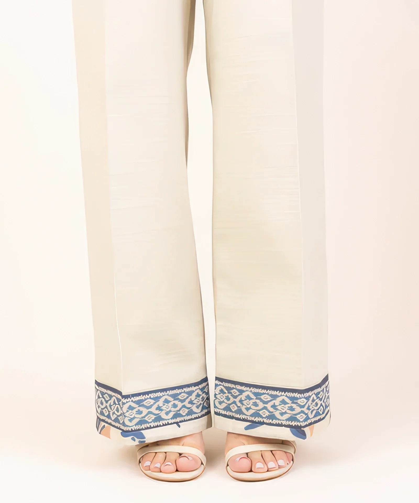 Dyed Light Khaddar Trousers