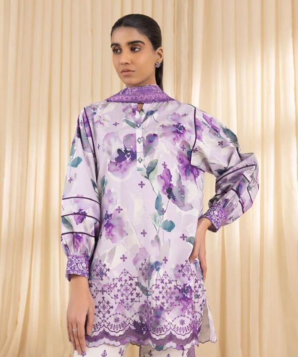 3 Piece - Embroidered Lawn Suit