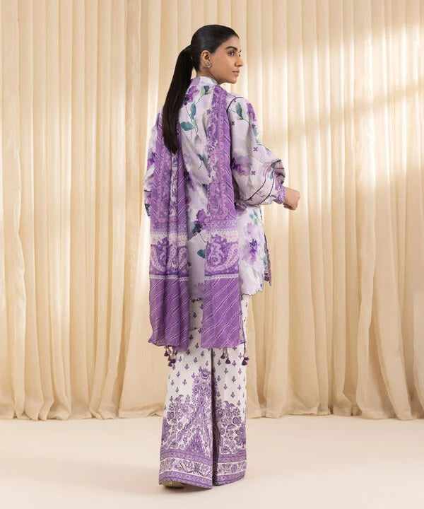 3 Piece - Embroidered Lawn Suit