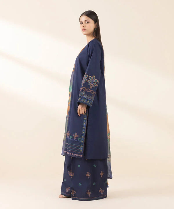3 Piece - Embroidered Lawn Suit