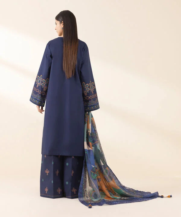 3 Piece - Embroidered Lawn Suit