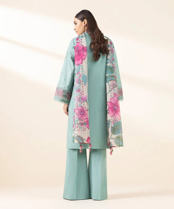 3 Piece - Embroidered Lawn Suit