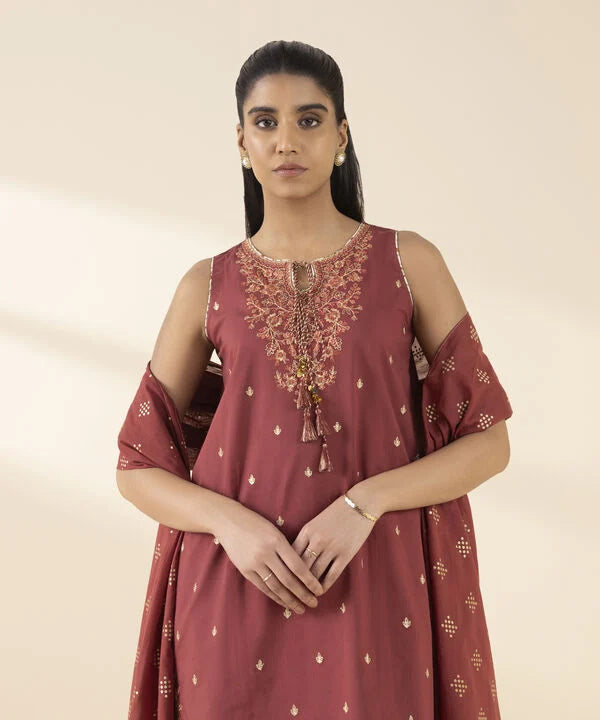 3 Piece - Embroidered Lawn Suit