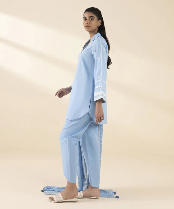 3 Piece - Embroidered Lawn Suit