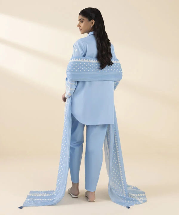 3 Piece - Embroidered Lawn Suit