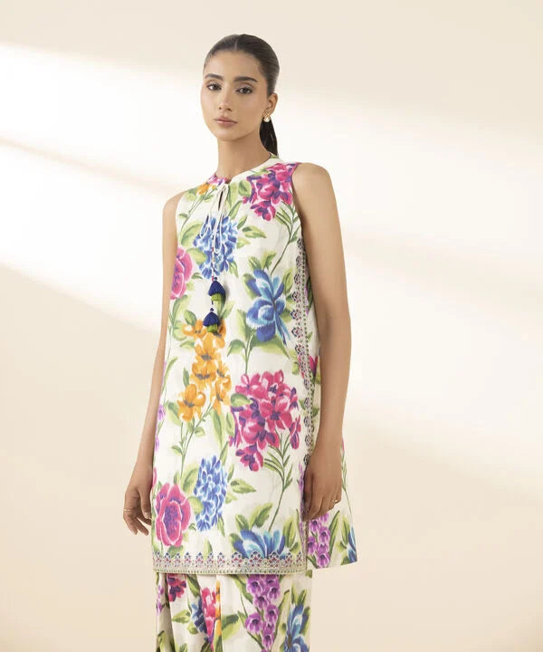 2 Piece - Embroidered Lawn Suit