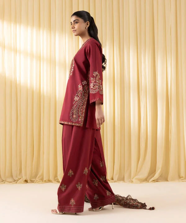 3 Piece - Embroidered Lawn Suit