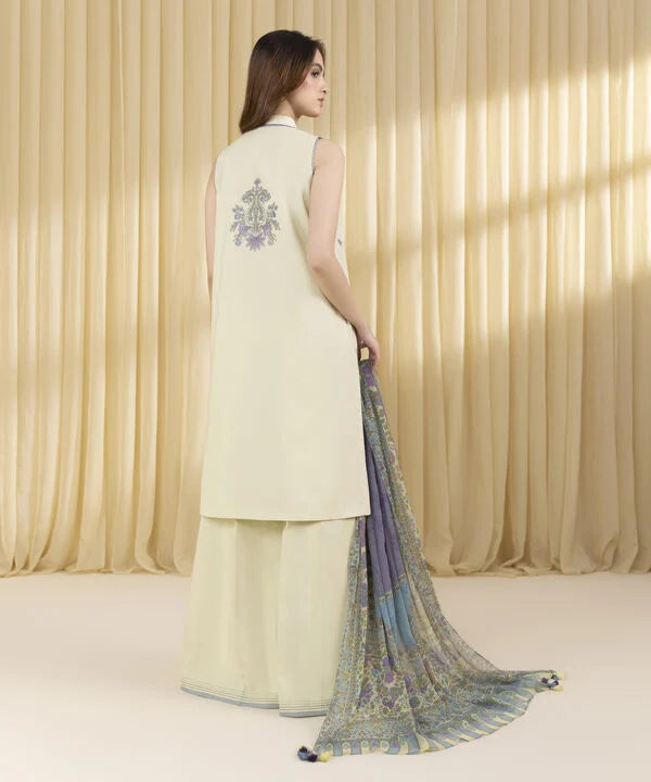 3 Piece - Printed Lawn Suit