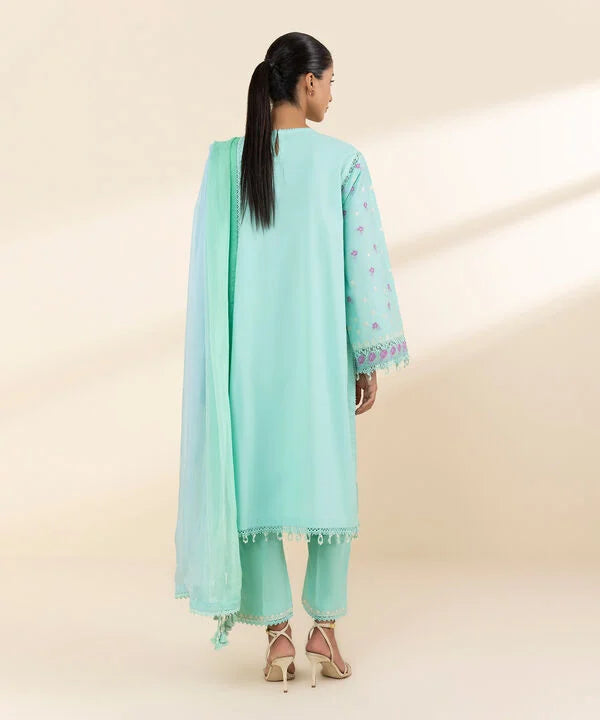 3 Piece - Embroidered Lawn Suit