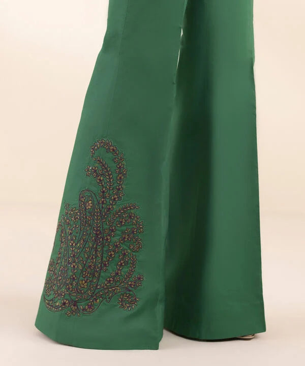 3 Piece - Embroidered Cotton Suit