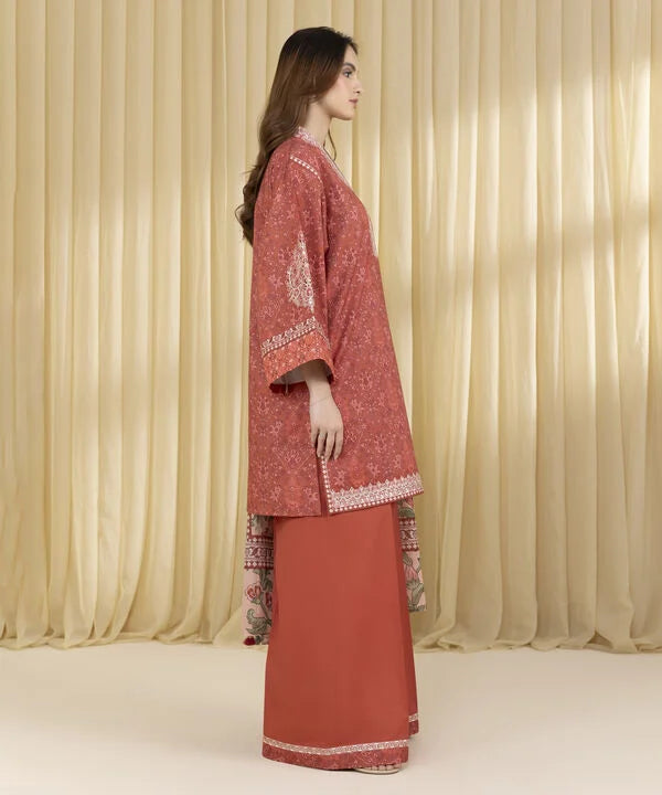 3 Piece - Embroidered Lawn Suit