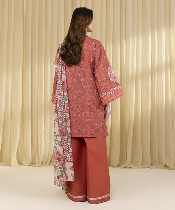3 Piece - Embroidered Lawn Suit