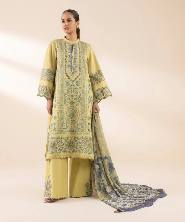 3 Piece - Embroidered Lawn Suit