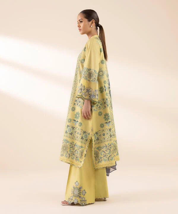3 Piece - Embroidered Lawn Suit