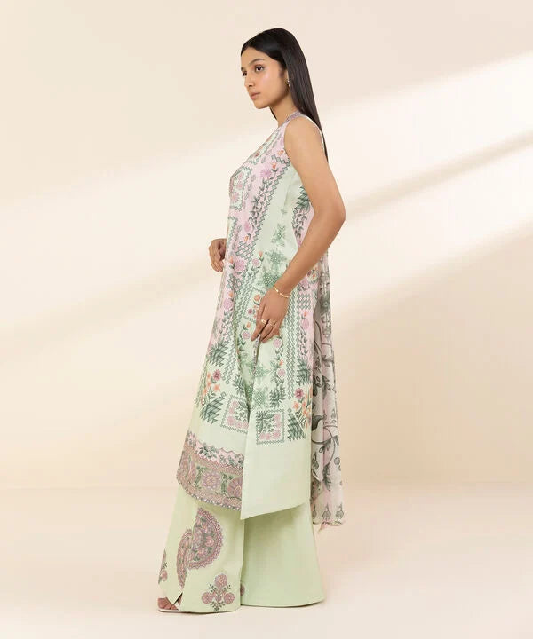 3 Piece - Embroidered Lawn Suit