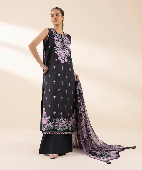 3 Piece - Embroidered Lawn Suit