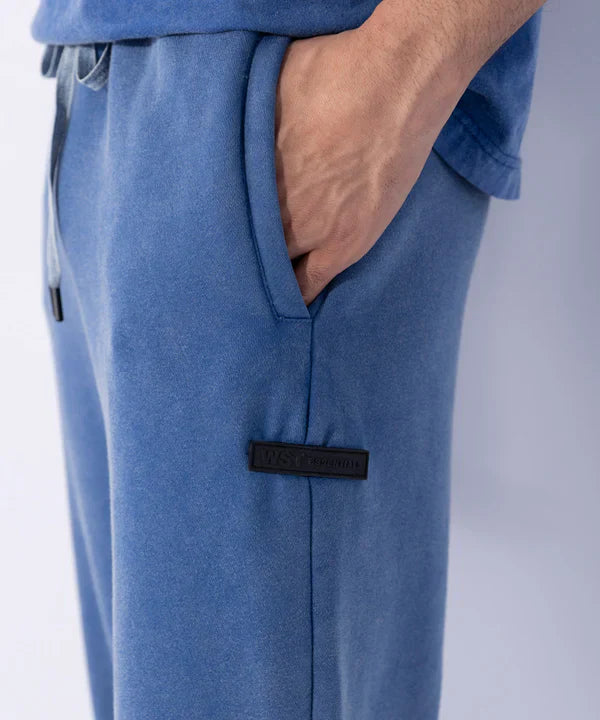 Unisex Acid Washed Jogging Trousers