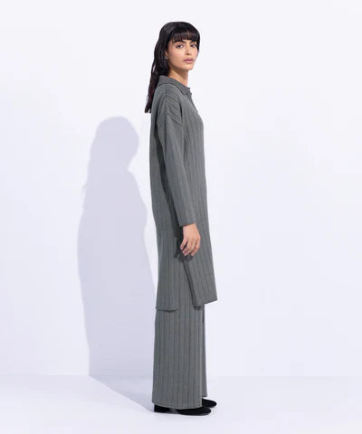 Wide Ribbed Long Sweater