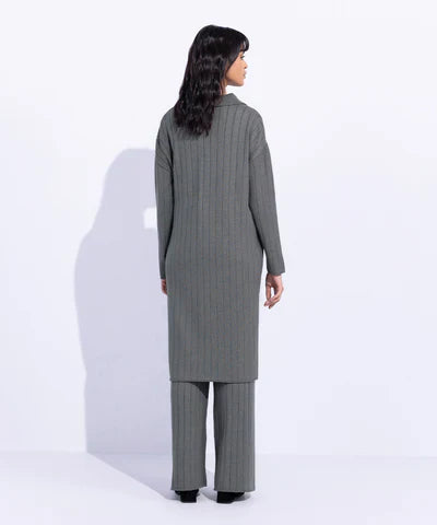 Wide Ribbed Long Sweater