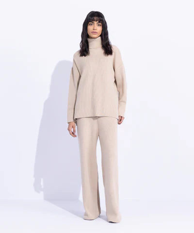 Ribbed Turtle Neck Sweater