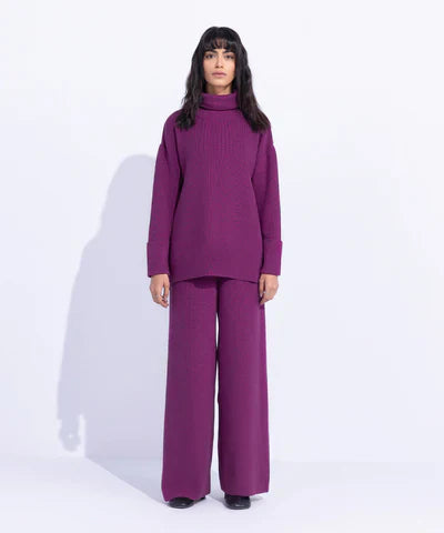 Ribbed Turtle Neck Sweater