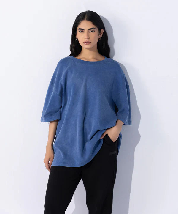 Interlock Acid-Washed Unisex T-Shirt