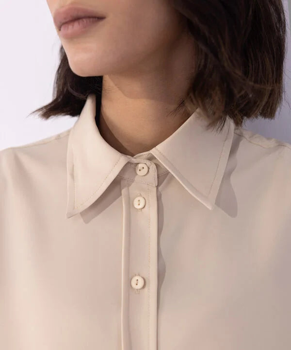Button-Through Shirt With Side Panels