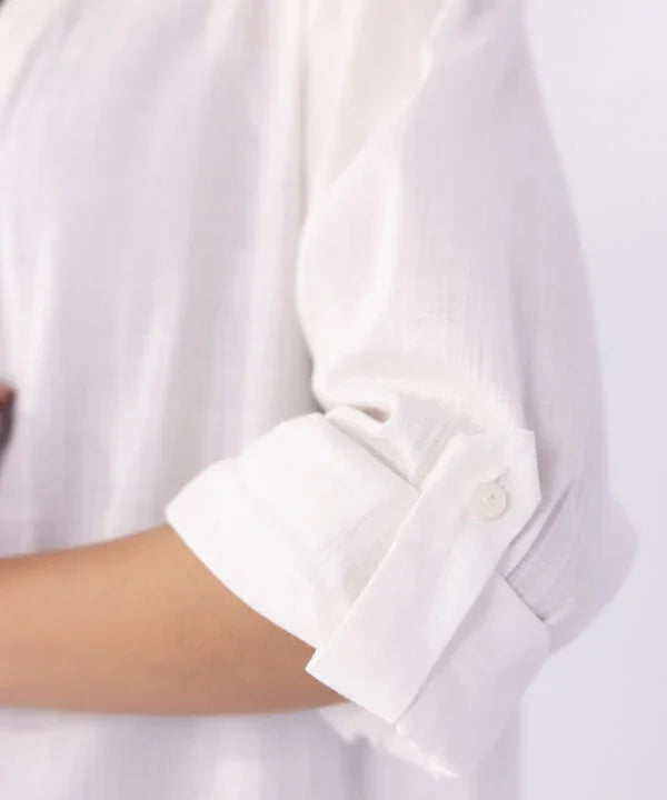 Button-Through Midi Dress