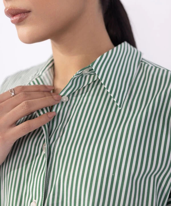 Regular-Fit Button Through Shirt